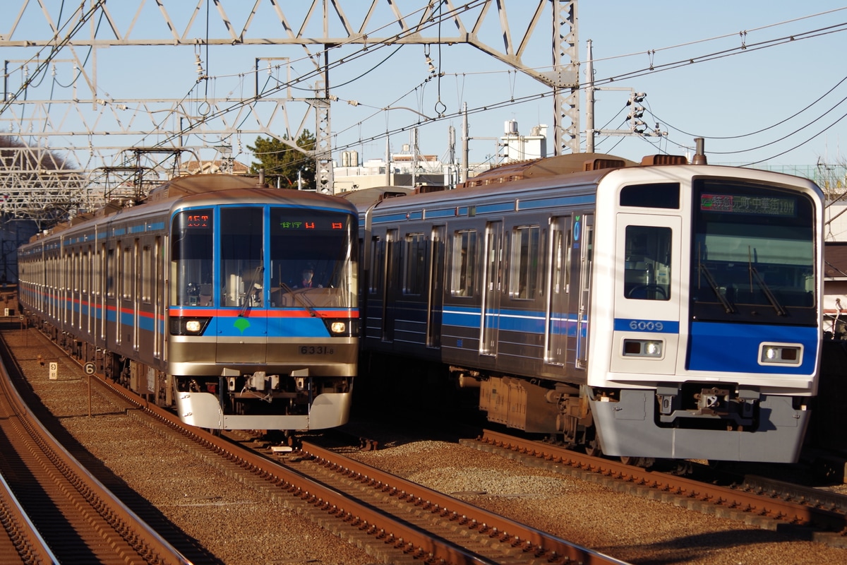 東京都交通局 志村車両検修場 6300形 6331編成