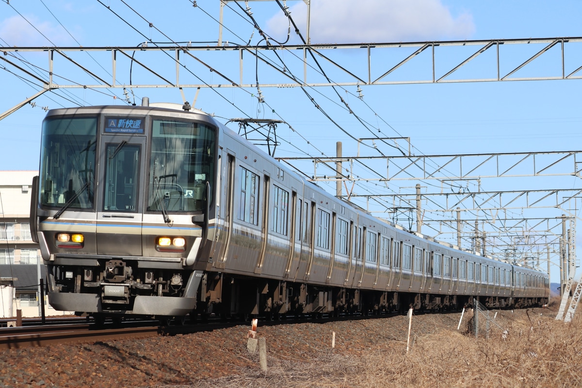 JR西日本 網干総合車両所本所 223系 ホシW11編成