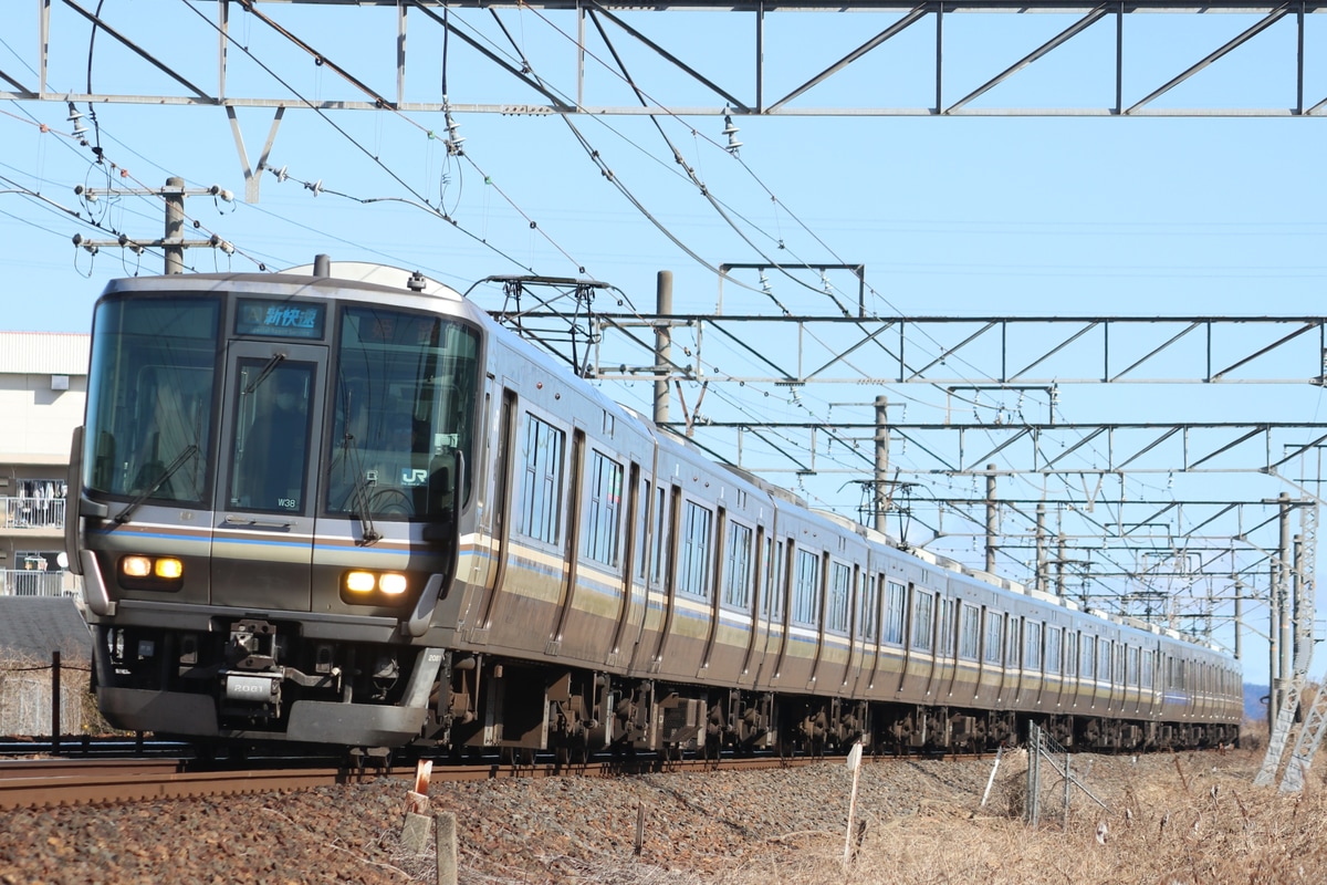 JR西日本 網干総合車両所本所 223系 ホシW38編成