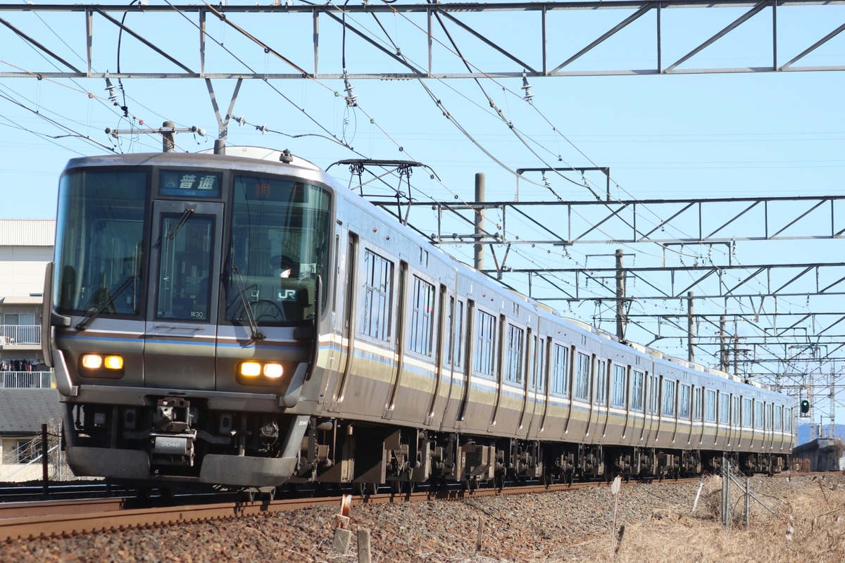 JR西日本 網干総合車両所本所 223系 ホシW30編成