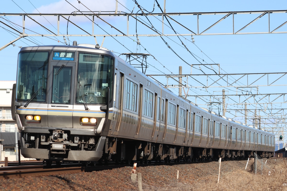 JR西日本 網干総合車両所本所 223系 ホシW34編成