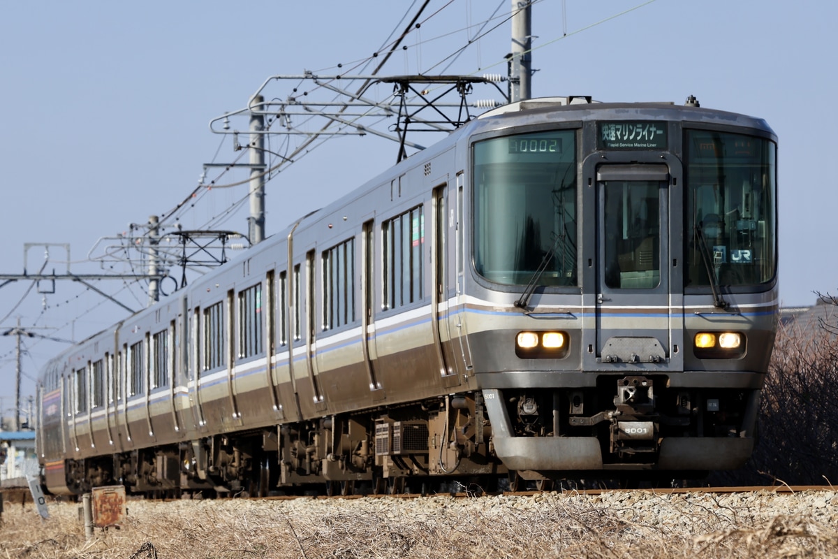 JR西日本 下関総合車両所岡山電車支所 223系 P1編成