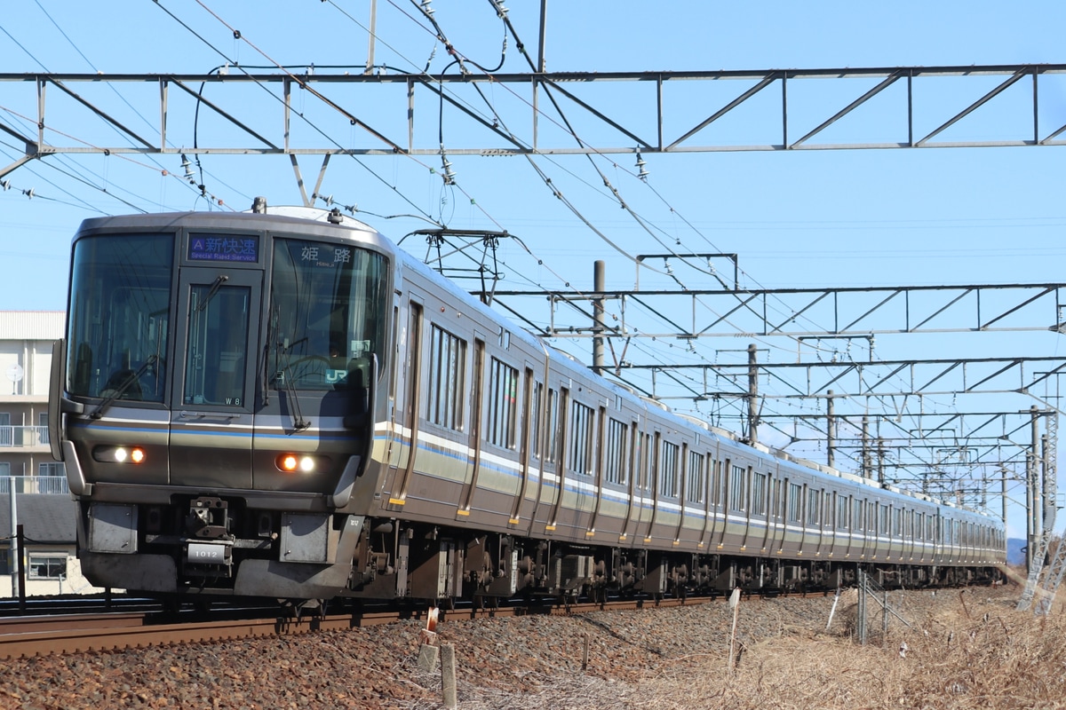 JR西日本 網干総合車両所本所 223系 ホシW8編成