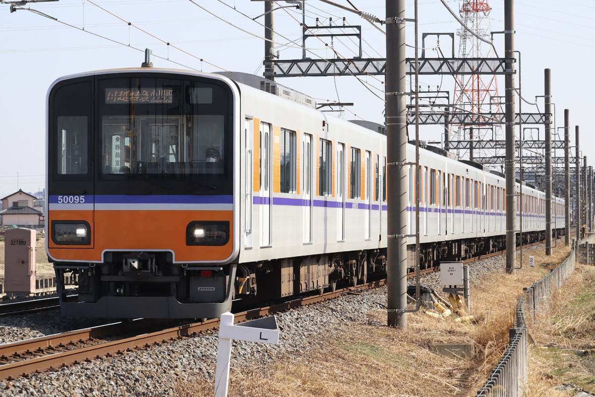 東武鉄道 森林公園検修区 50090系 51095F