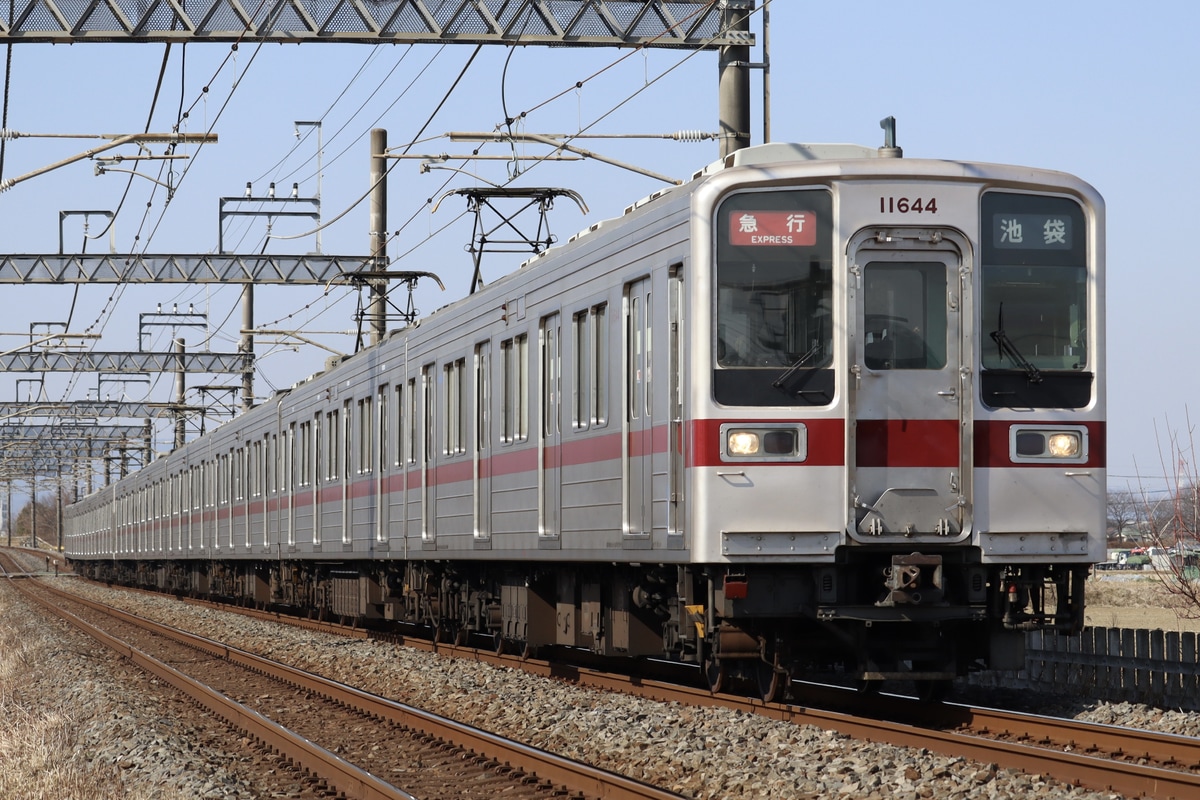 東武鉄道 森林公園検修区 10030系 11644F