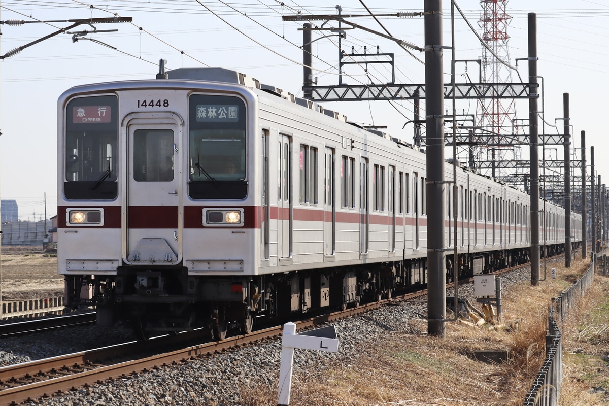 東武鉄道 森林公園検修区 10030系 11448F