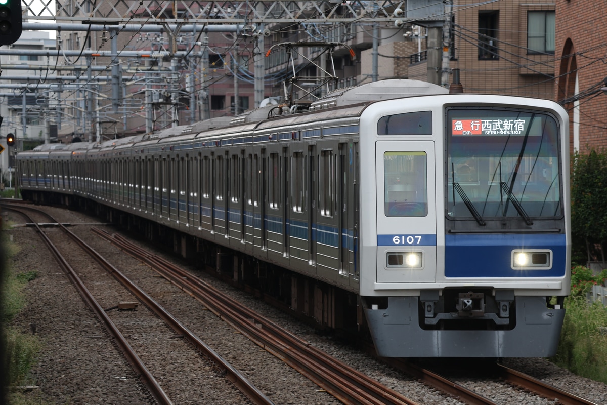 西武鉄道 新宿線車両所南入曽車両基地（旧・南入曽車両管理所 6000系 6107F