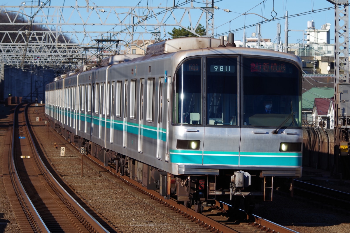 東京メトロ 王子検車区 9000系 9111編成