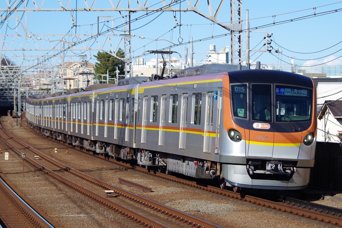 東京メトロ 和光検車区 17000系 17185編成