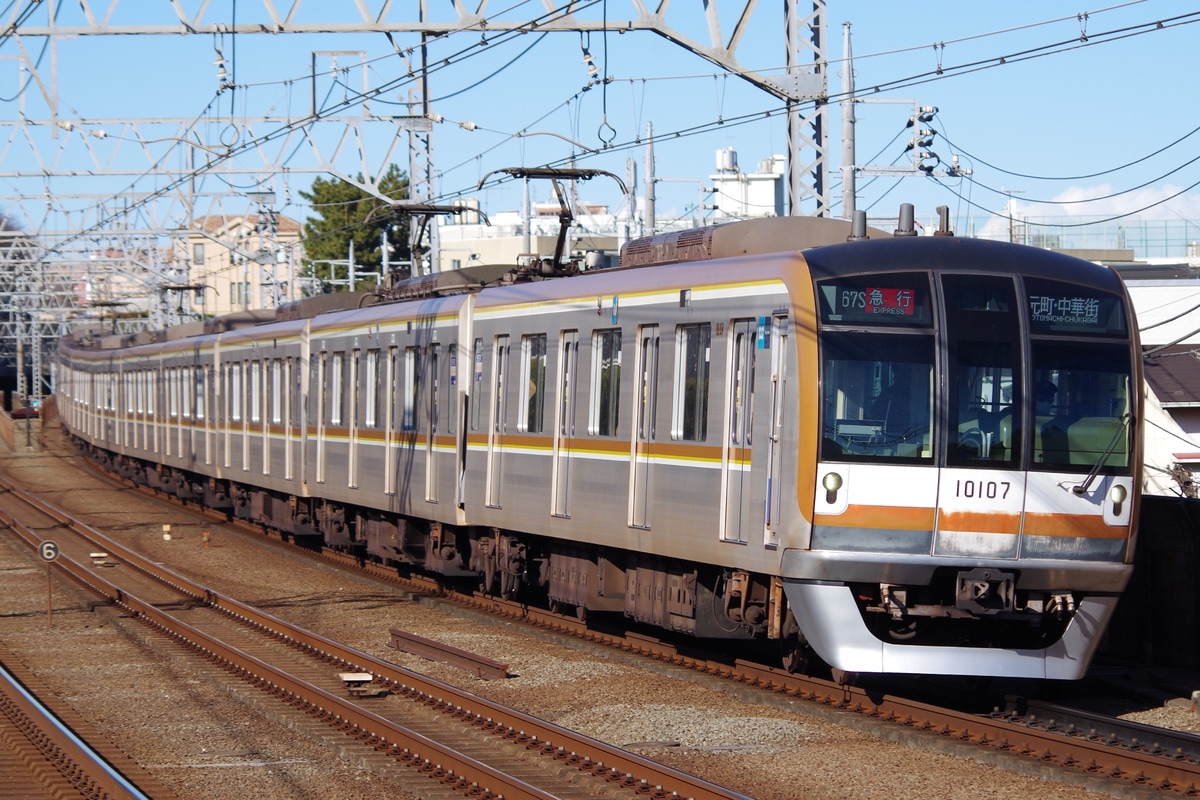 東京メトロ 和光検車区 10000系 10107編成