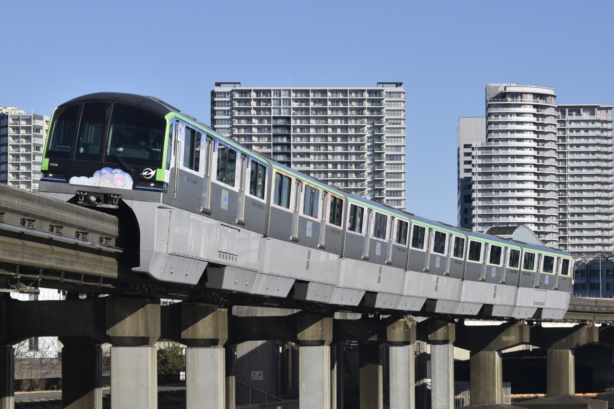 東京モノレール 昭和島車両区 10000形 10031F