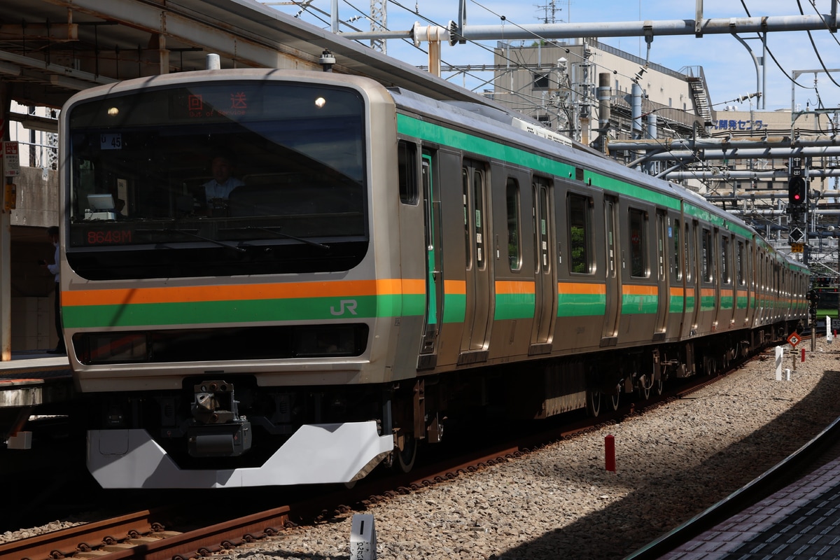 JR東日本 小山車両センター E231系 ヤマU45編成