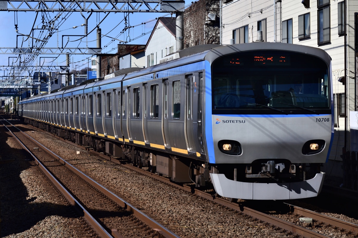 相模鉄道 かしわ台車両センター 10000系 10708×10