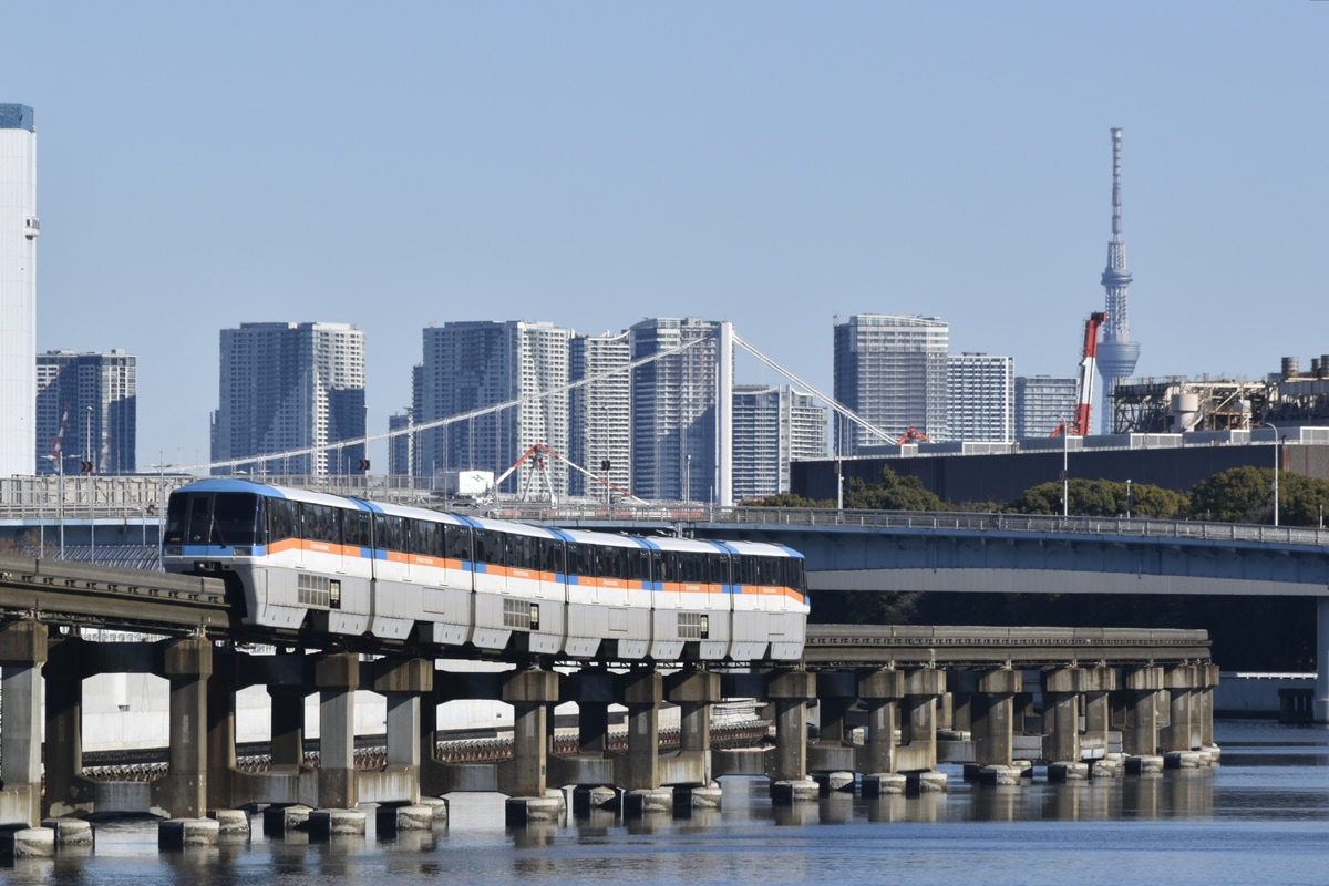 東京モノレール 昭和島車両区 1000形 1037F