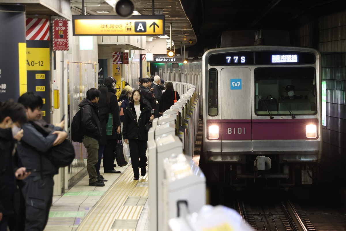 東京メトロ 鷺沼検車区 8000系 8101F