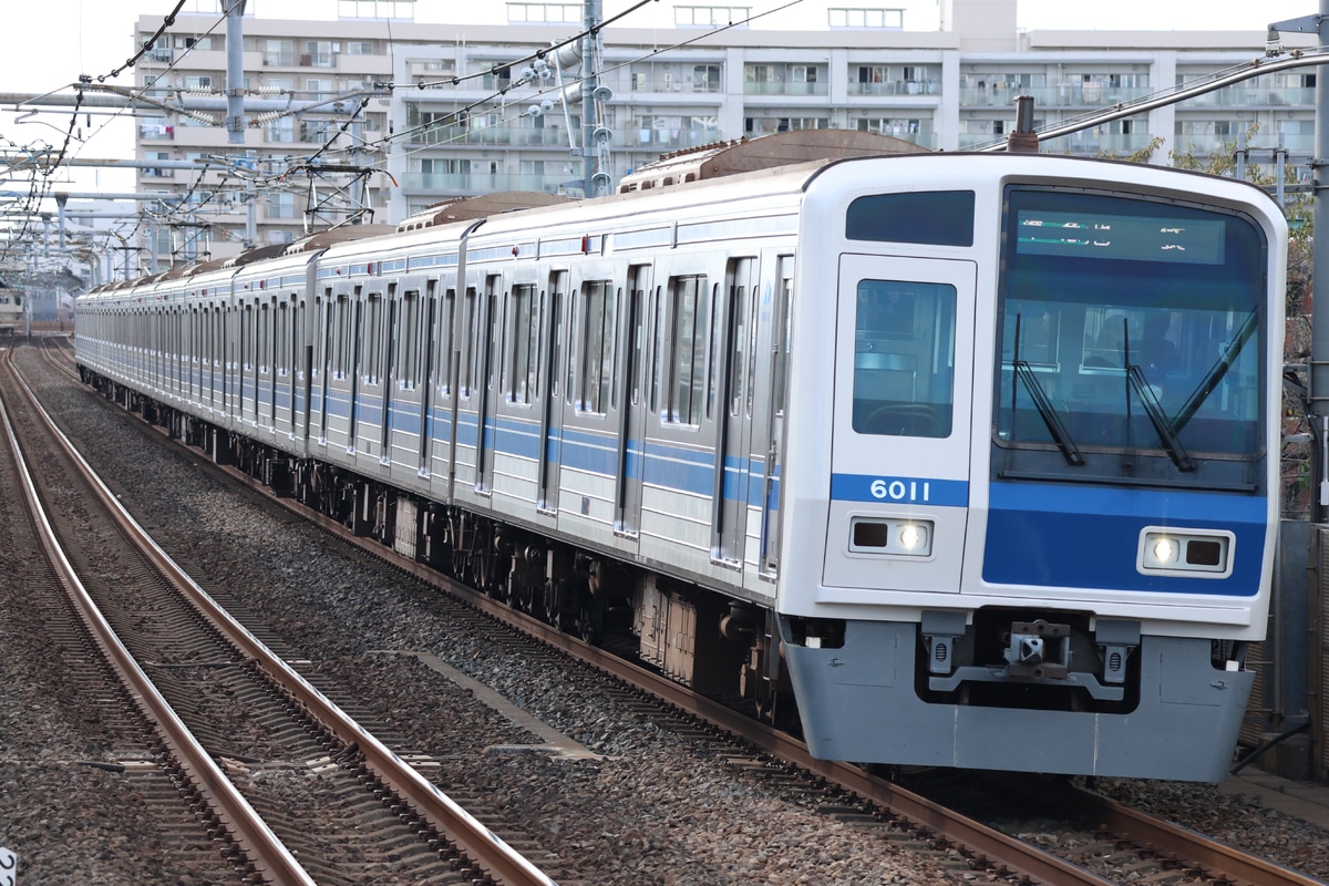 西武鉄道 小手指車両管理所 6000系 6111F