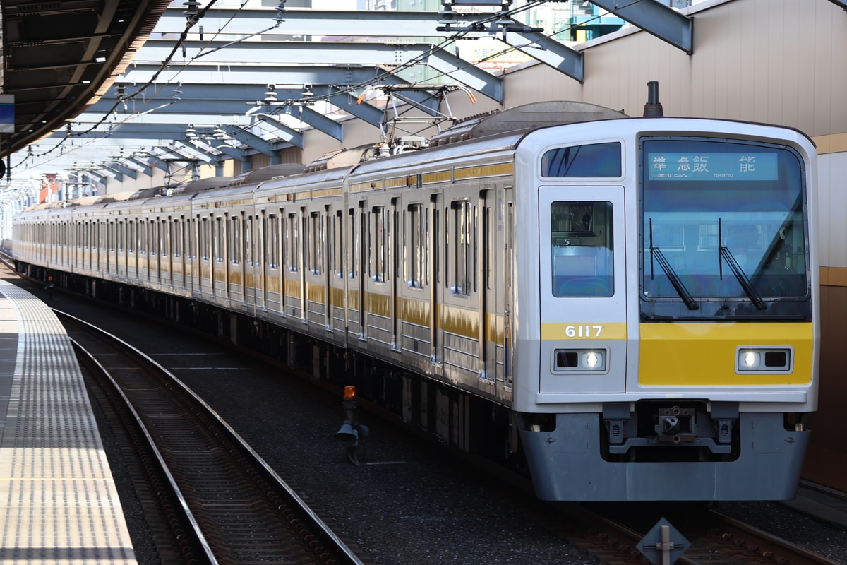 西武鉄道 小手指車両管理所 6000系 6117F