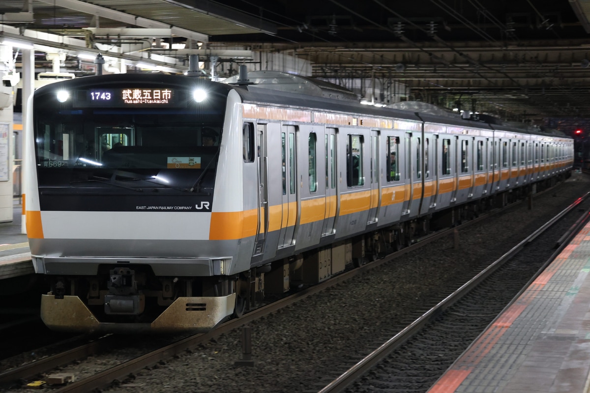 JR東日本 豊田車両センター本区 E233系 トタ青669編成