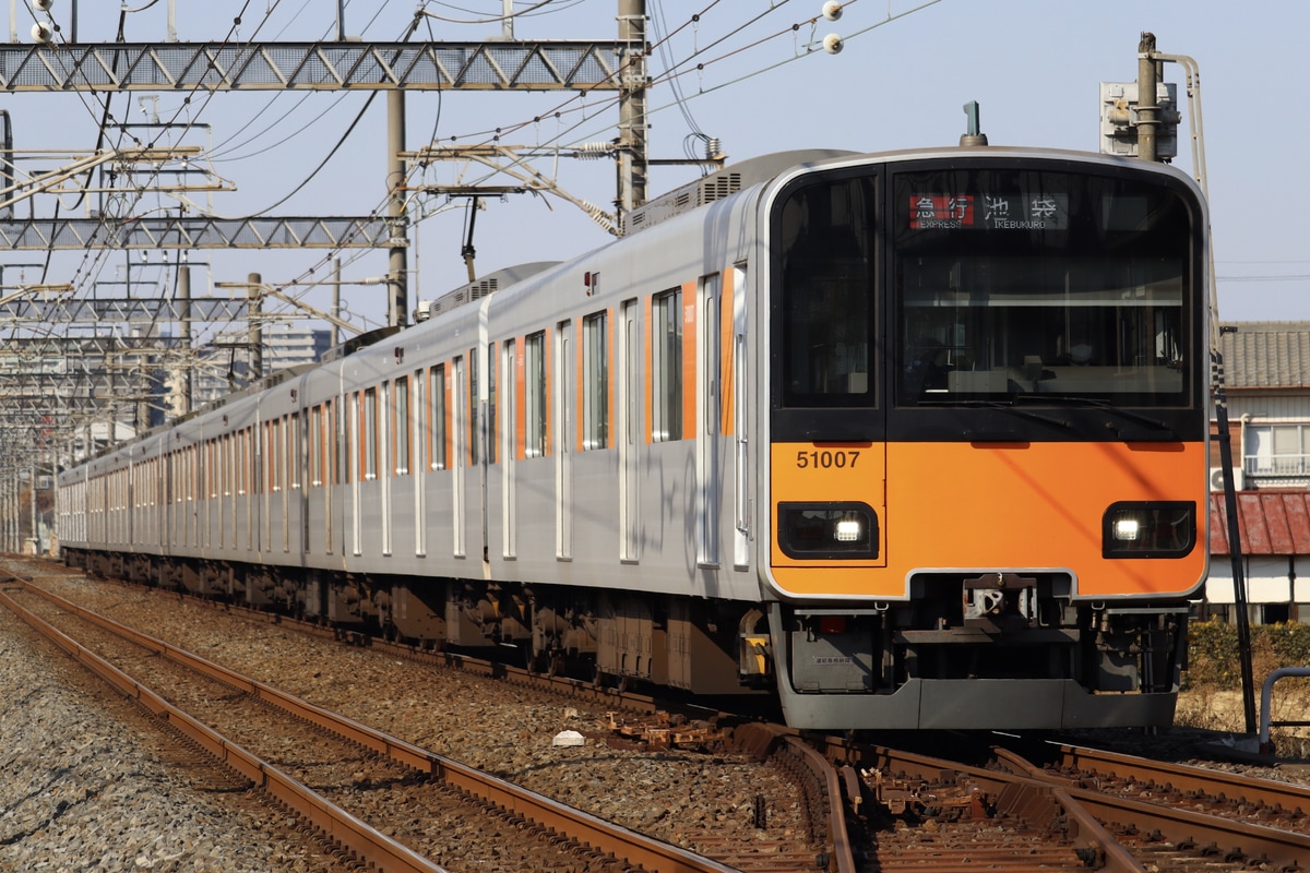 東武鉄道 森林公園検修区 50000系 51007F