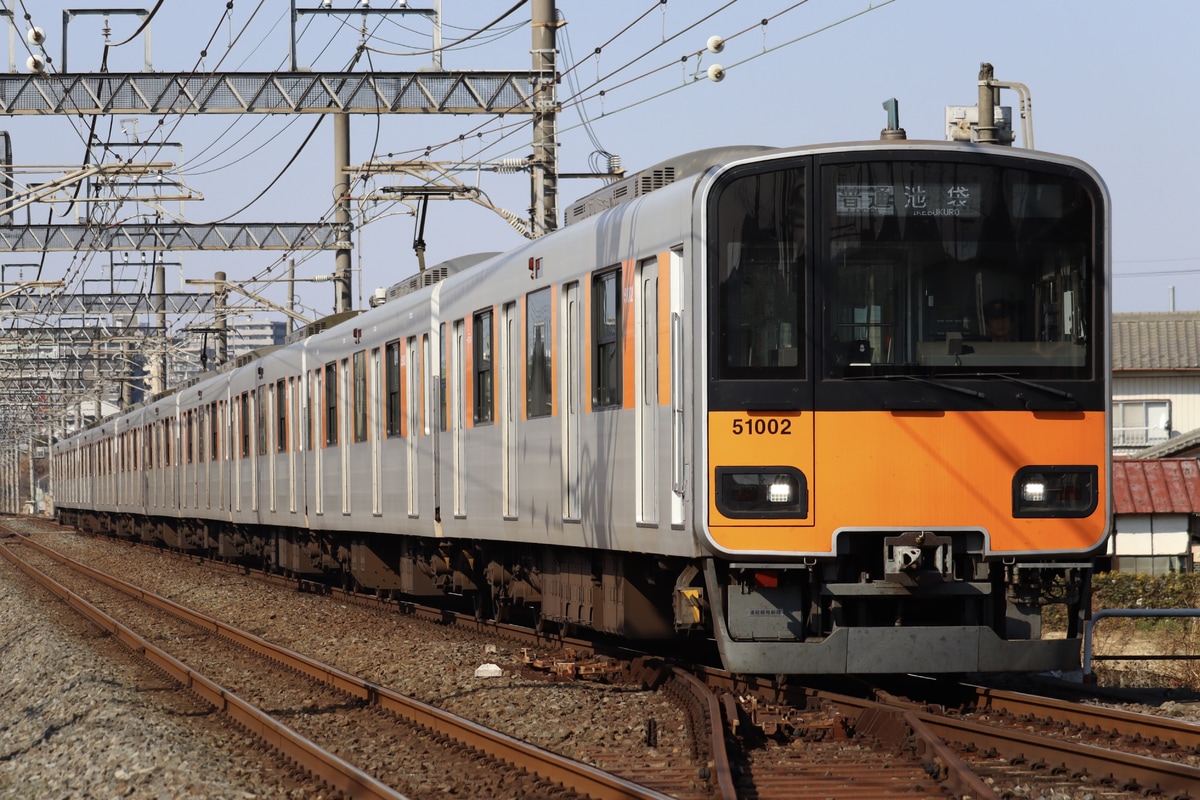 東武鉄道 森林公園検修区 50000系 51002F