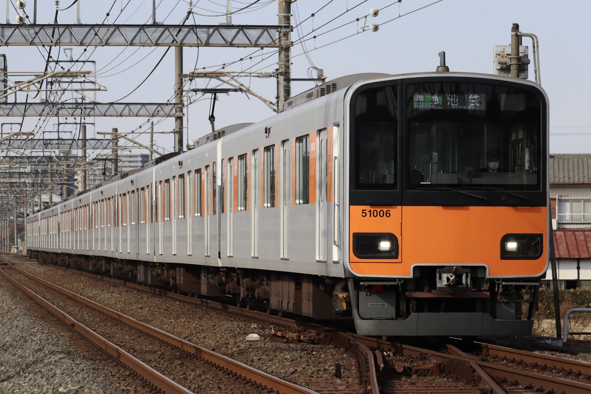 東武鉄道 森林公園検修区 50000系 51006F