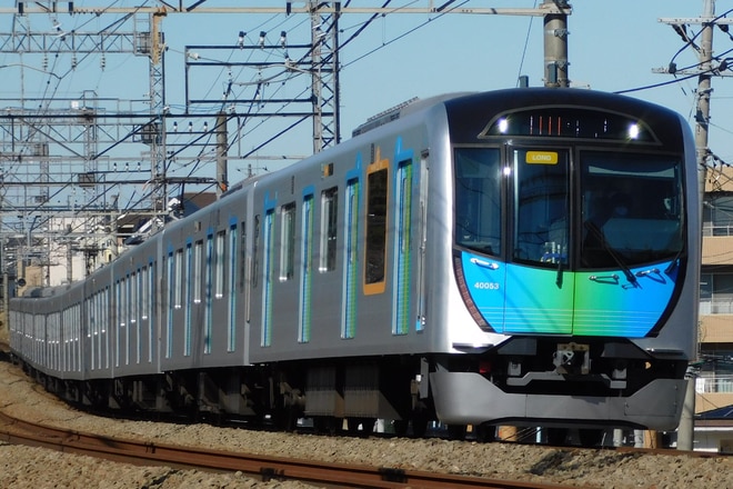 武蔵丘車両基地40000系40153Fを西所沢～小手指間で撮影した写真