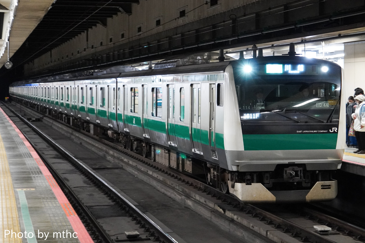 JR東日本 川越車両センター E233系 ハエ114編成