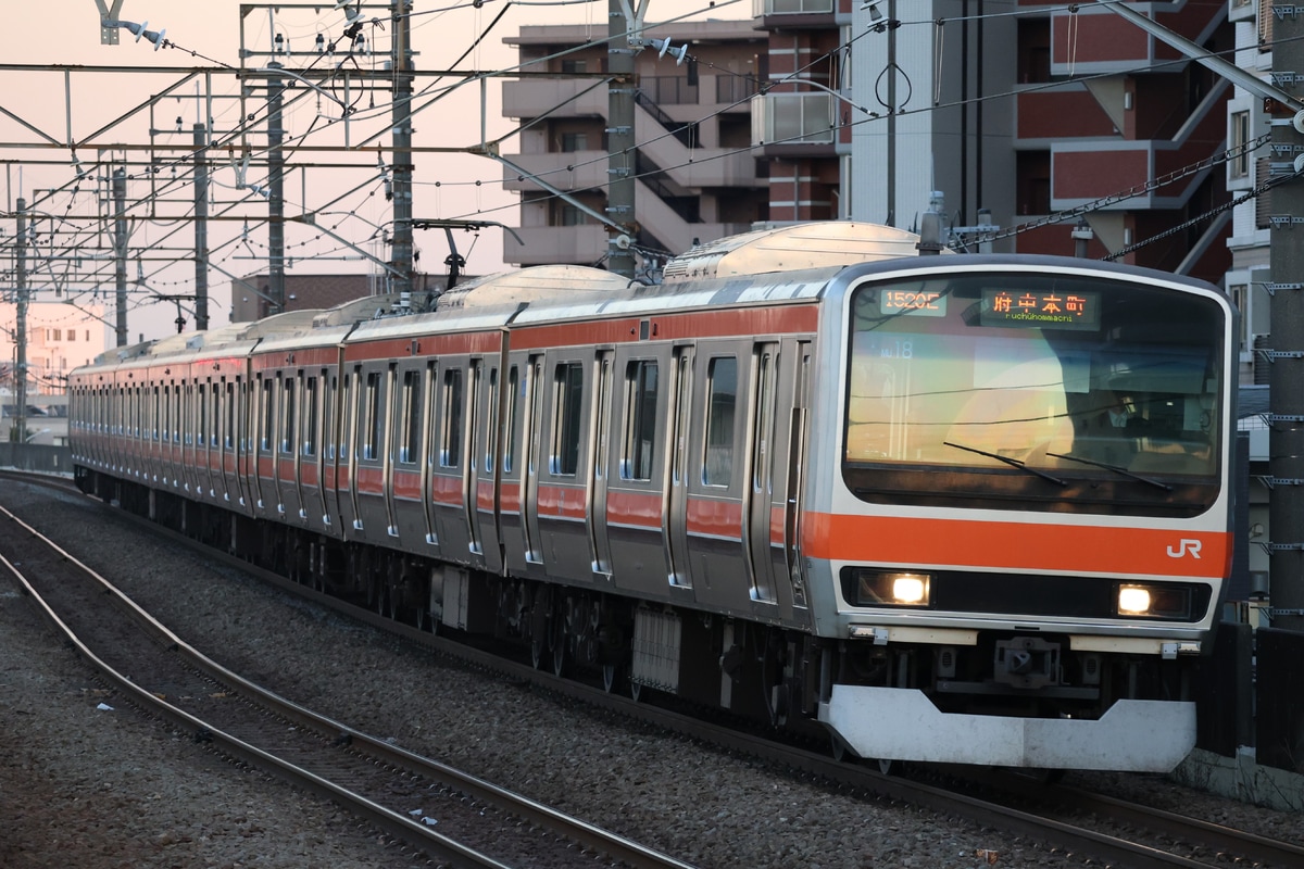 JR東日本 京葉車両センター E231系 ケヨMU18編成