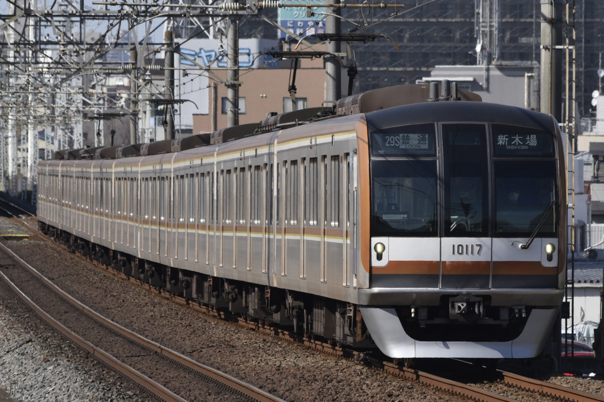 東京メトロ 和光検車区 10000系 10117F