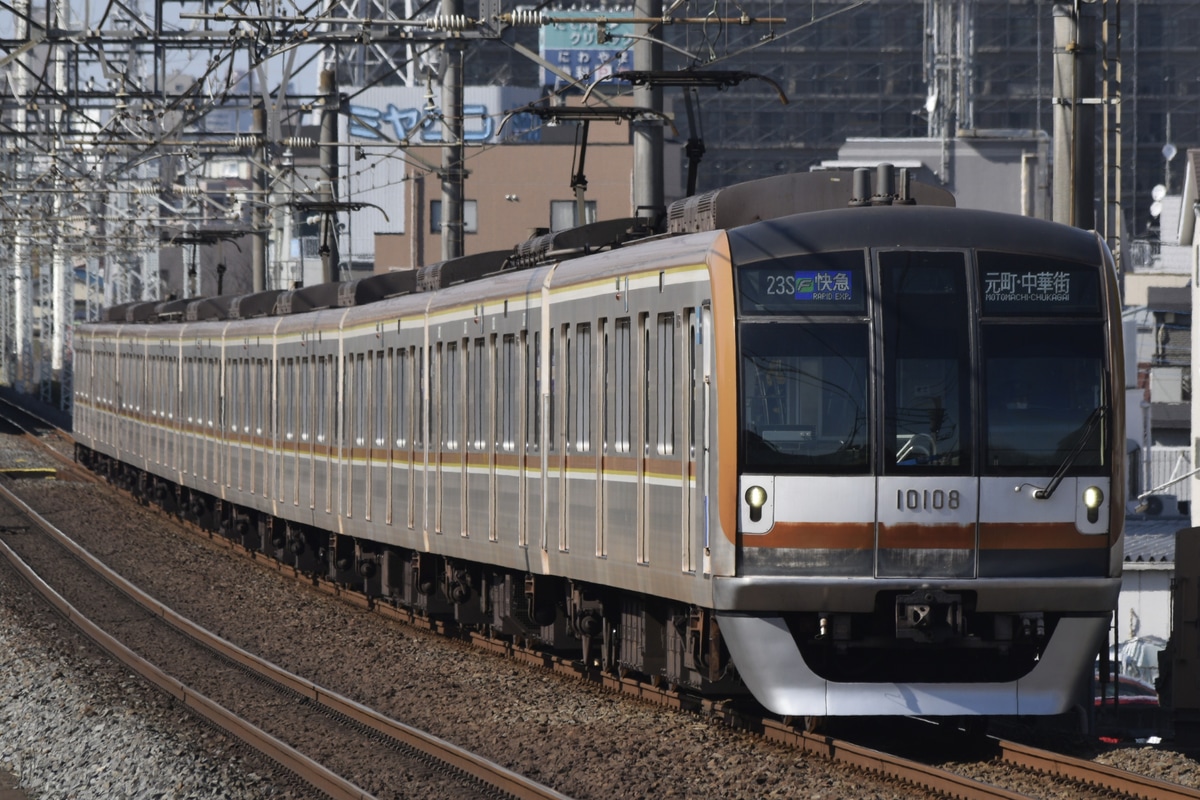 東京メトロ 和光検車区 10000系 10108F