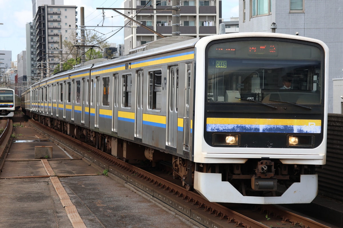 JR東日本 幕張車両センター 209系 マリC445編成
