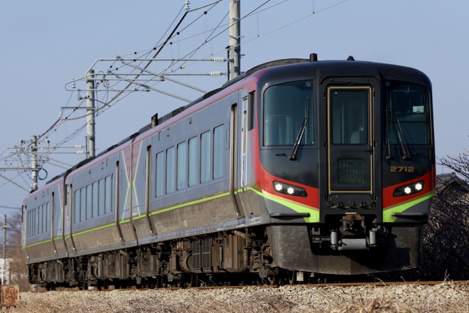 高知運転所2700系2712を備中箕島～妹尾間で撮影した写真