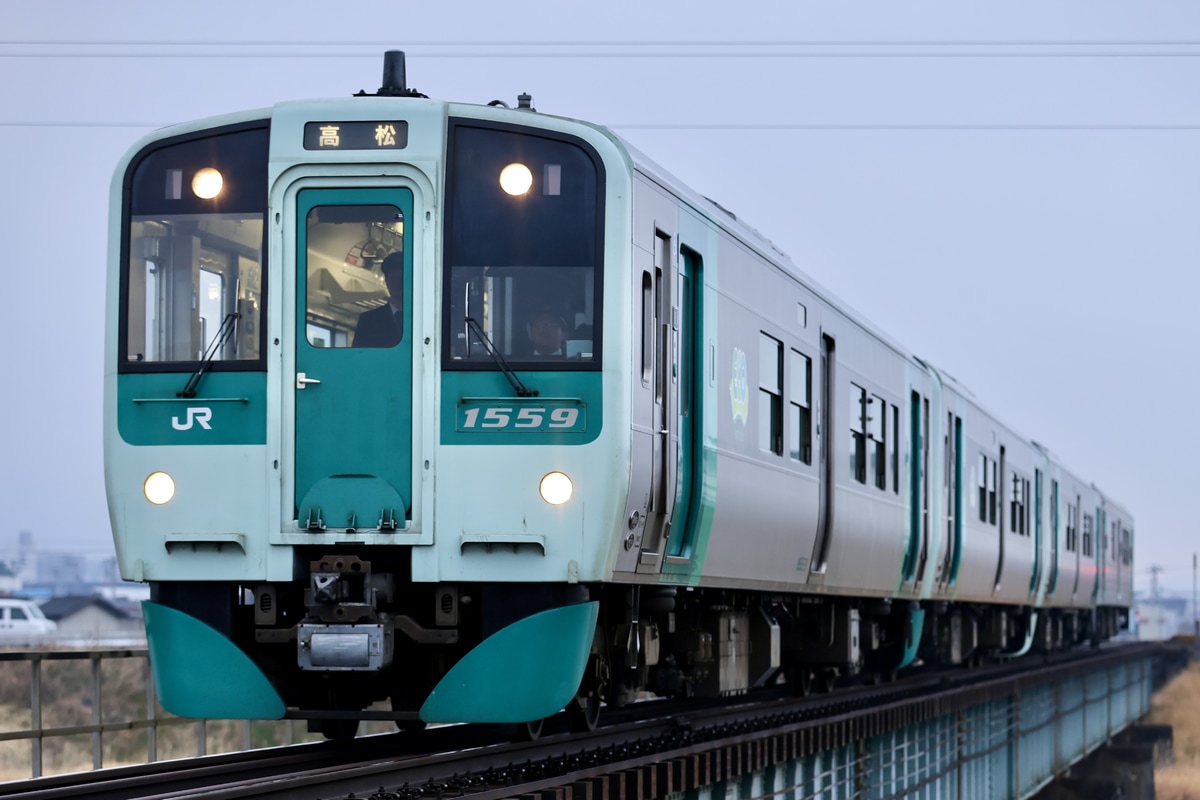 JR四国 徳島運転所 1500形 1559