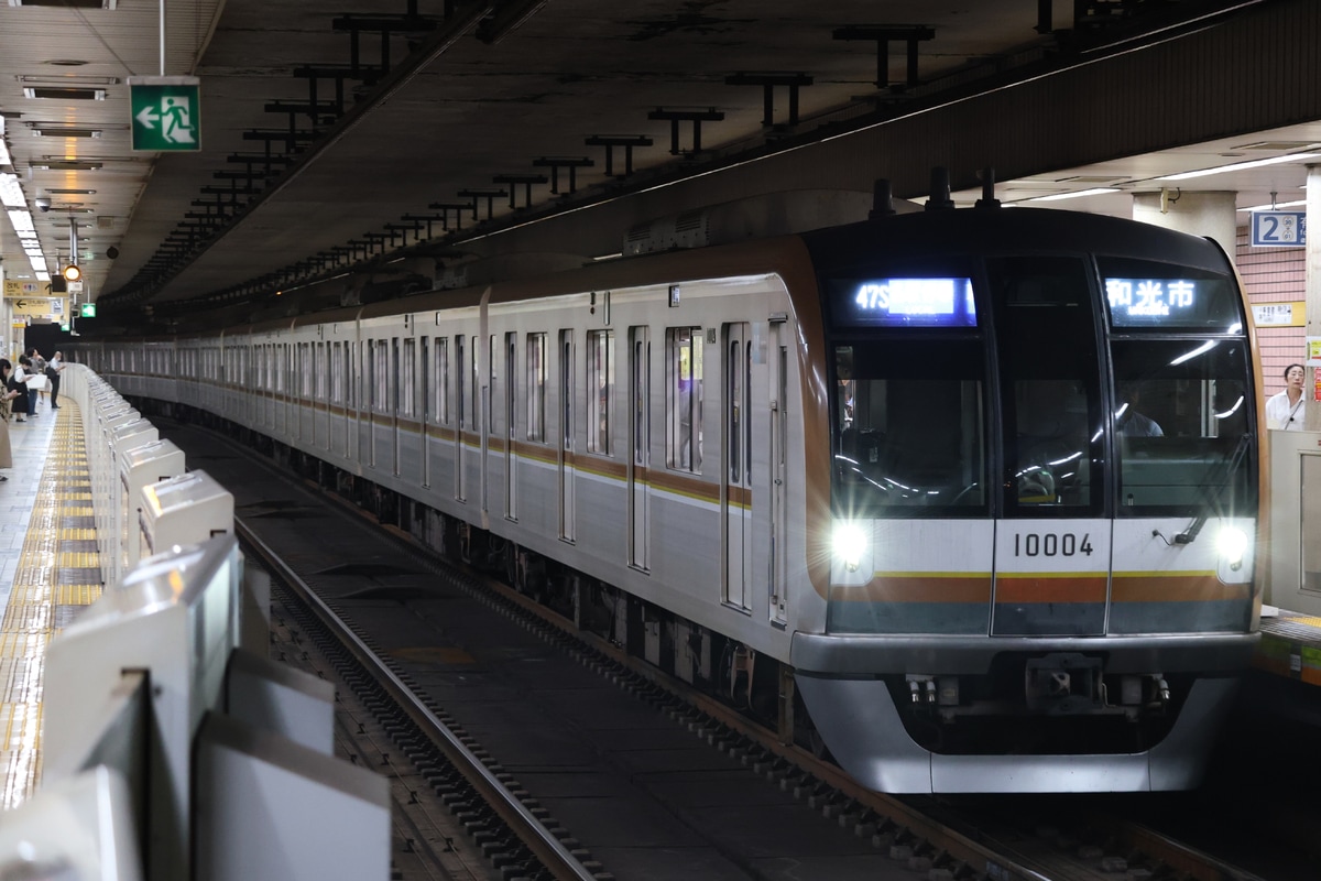 東京メトロ 和光検車区 10000系 10104F