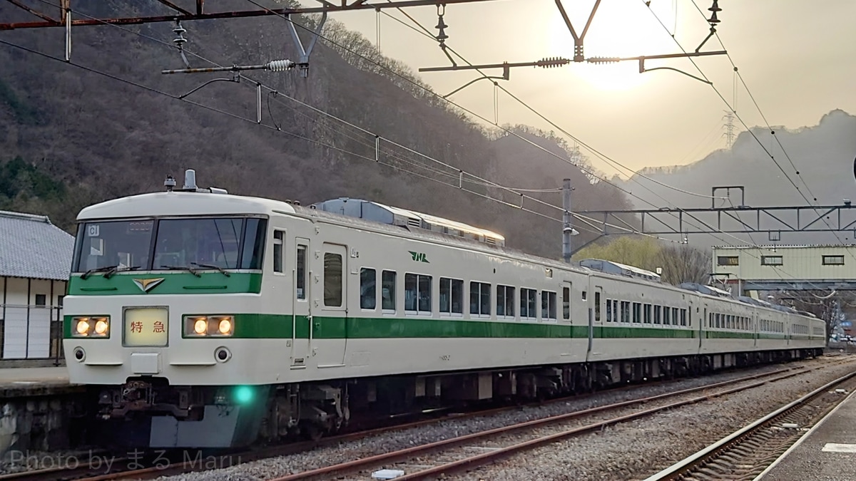 JR東日本 大宮総合車両センター東大宮センター 185系 C1編成
