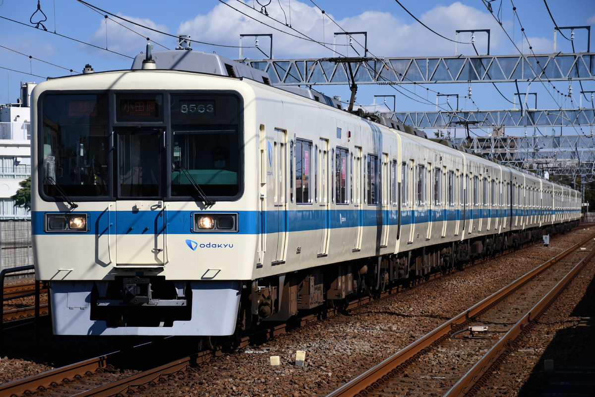 小田急電鉄 海老名検車区 8000形 8263×6