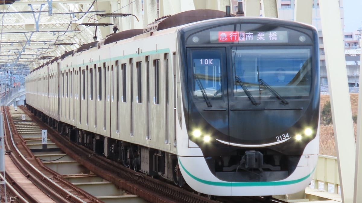 東急電鉄 長津田検車区 2020系 2134F