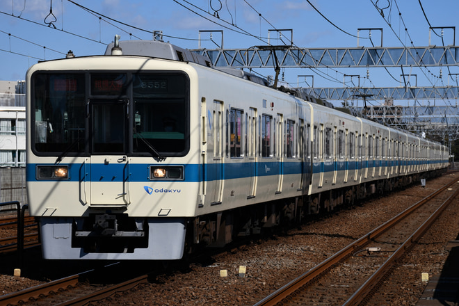 海老名検車区8000形8252×6を和泉多摩川駅で撮影した写真