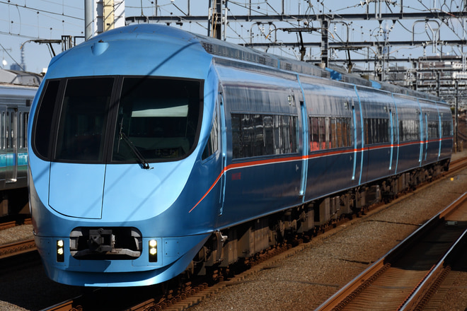 海老名検車区60000形60255×6を千歳船橋駅で撮影した写真