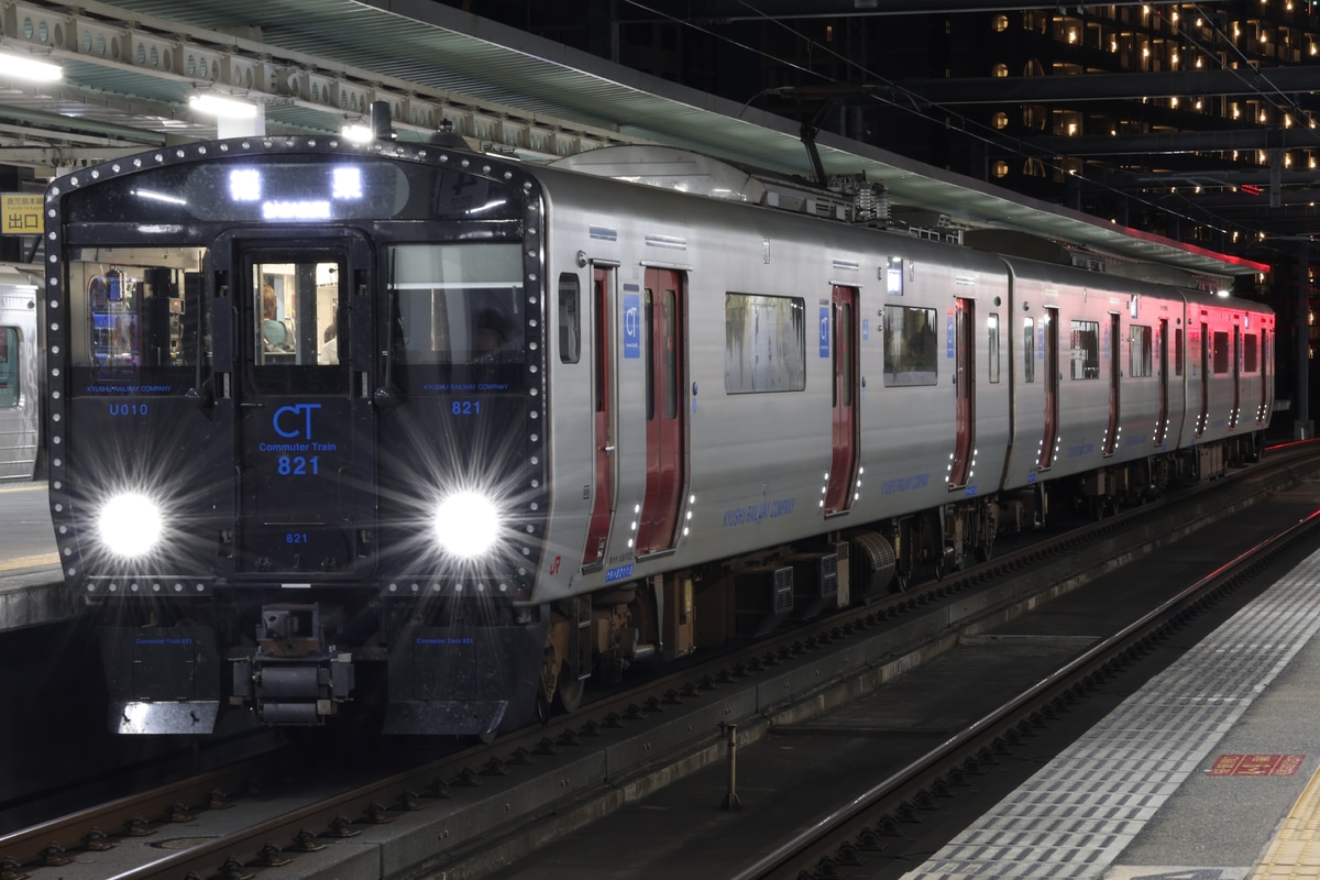 JR九州 熊本鉄道事業部熊本車両センター 821系 UT010編成