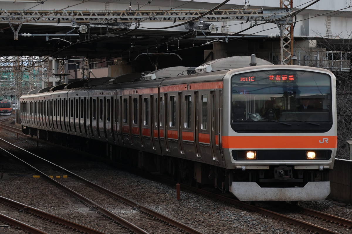 JR東日本 京葉車両センター E231系 MU6編成
