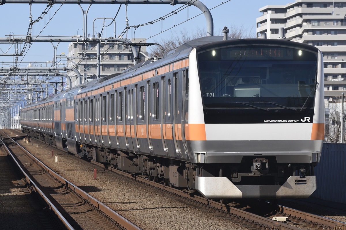 JR東日本 豊田車両センター E233系 トタT31編成