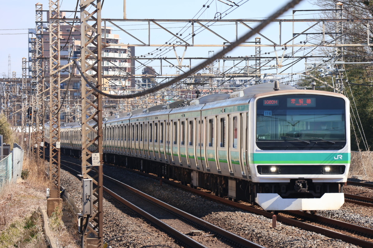 JR東日本 松戸車両センター本区 E231系 マト116編成