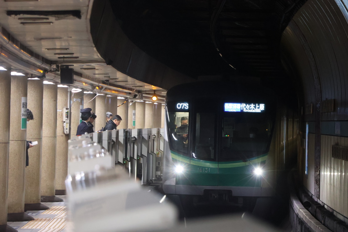 東京メトロ 綾瀬検車区 16000系 16131F
