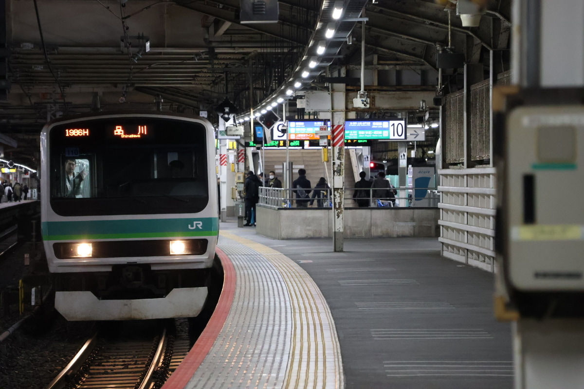 JR東日本 松戸車両センター本区 E231系 マト110編成