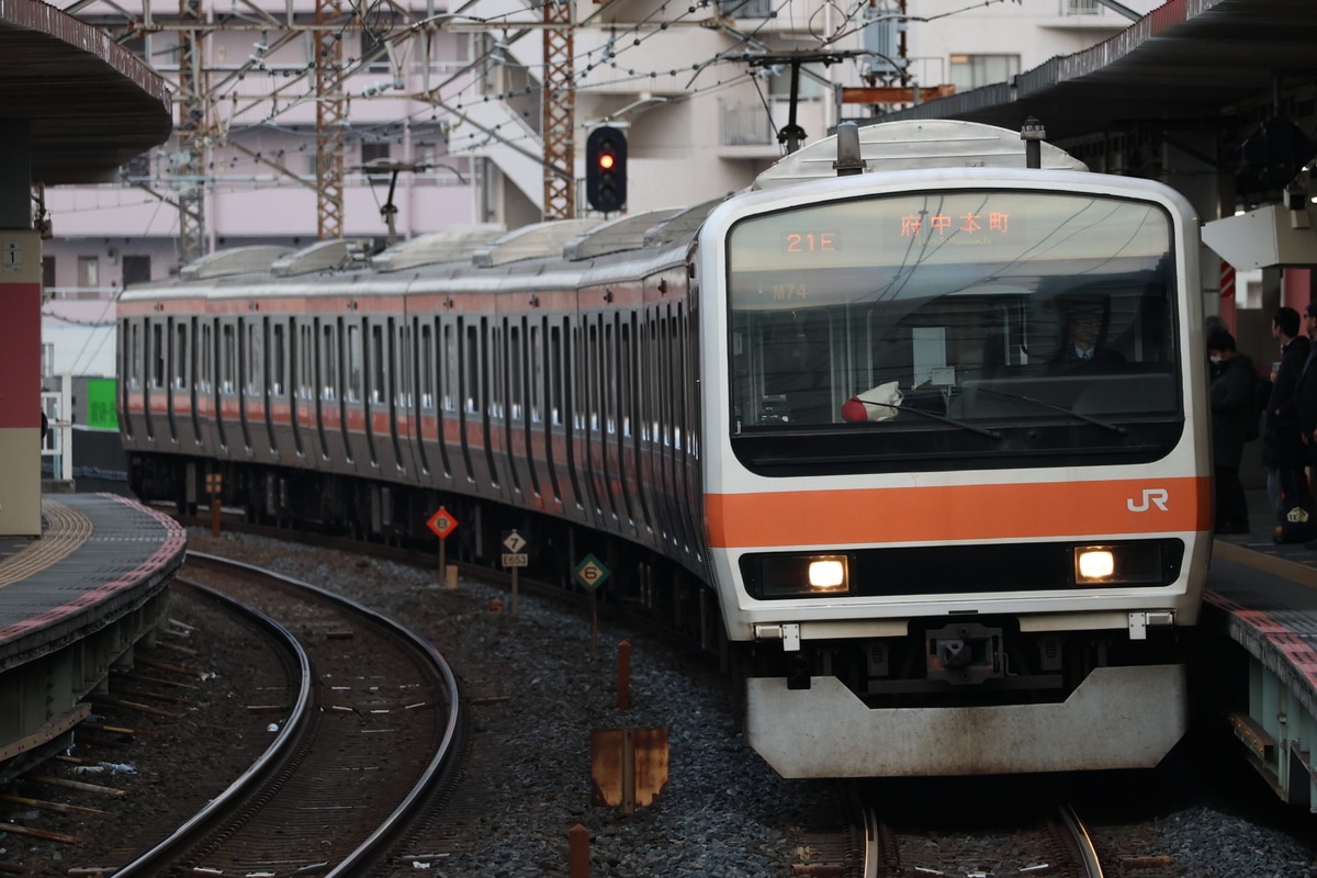 JR東日本 京葉車両センター 209系 ケヨM74編成