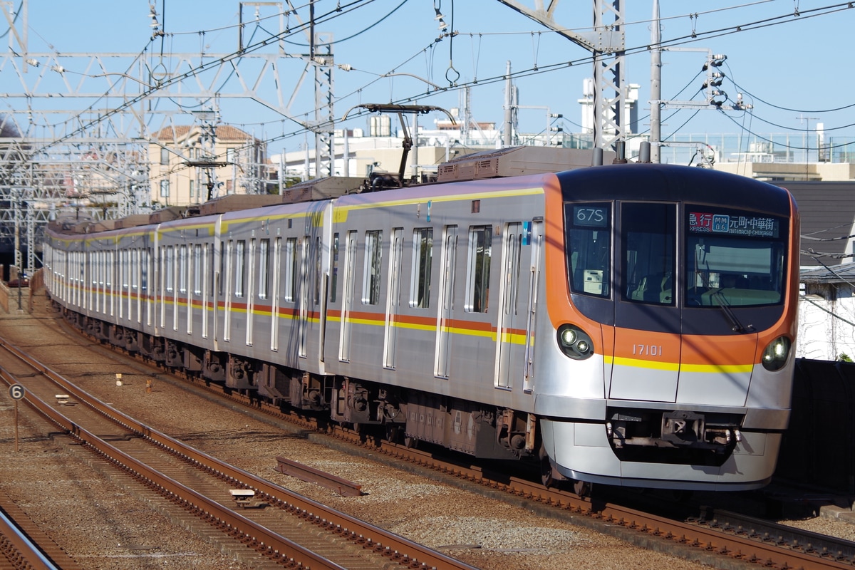 東京メトロ 和光検車区 17000系 17101編成