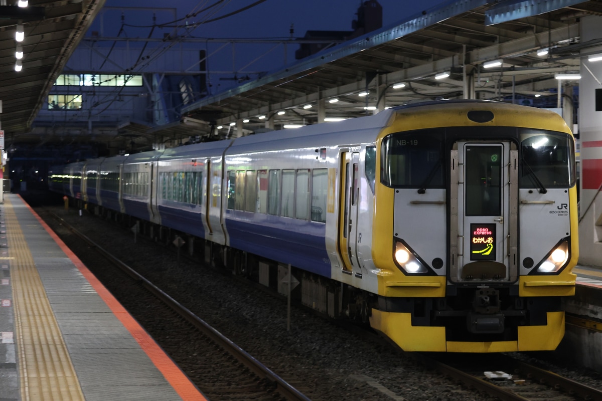 JR東日本 幕張車両センター E257系 NB-19編成