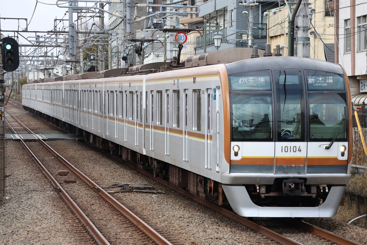 東京メトロ 和光検車区 10000系 10104F