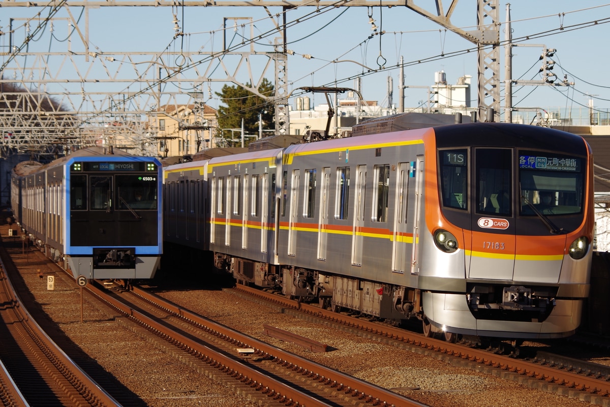 東京メトロ 和光検車区 17000系 17183編成